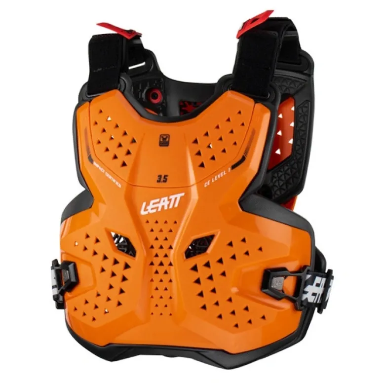 Buzer dziecięcy LEATT PROTECTOR 3.5 JUNIOR ORANGE/BLACK czarny pomarańczowy