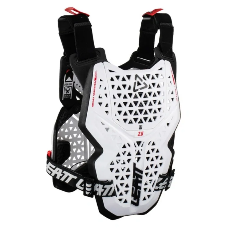 Buzer LEATT CHEST PROTECTOR 2.5 WHITE biały