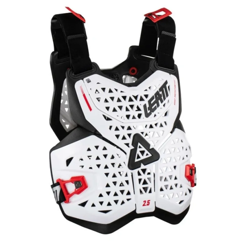 Buzer LEATT CHEST PROTECTOR 2.5 WHITE biały