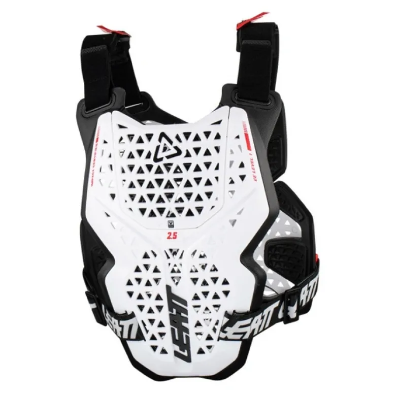 Buzer LEATT CHEST PROTECTOR 2.5 WHITE biały