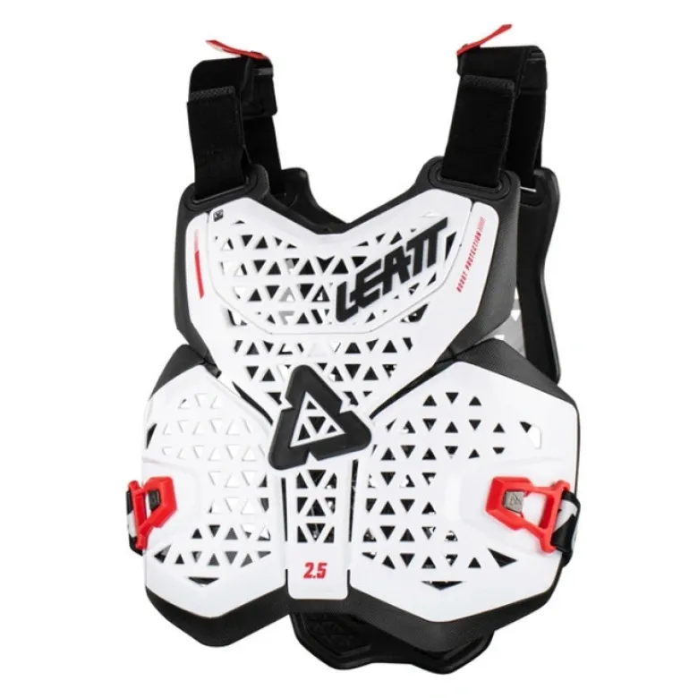 Buzer LEATT CHEST PROTECTOR 2.5 WHITE biały