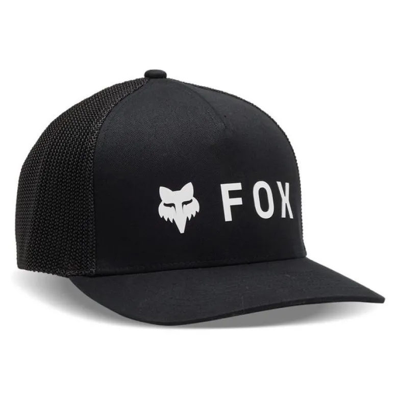 Czapka z daszkiem FOX ABSOLUTE FLEXFIT BLACK czarny