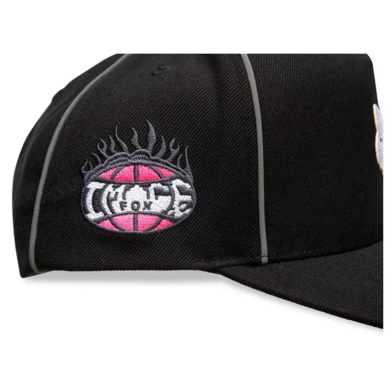 Czapka z daszkiem FOX SNAPBACK BLACK czarny