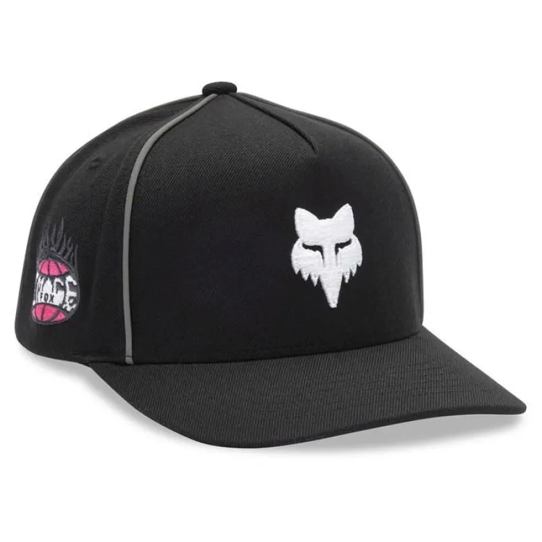 Czapka z daszkiem FOX SNAPBACK BLACK czarny