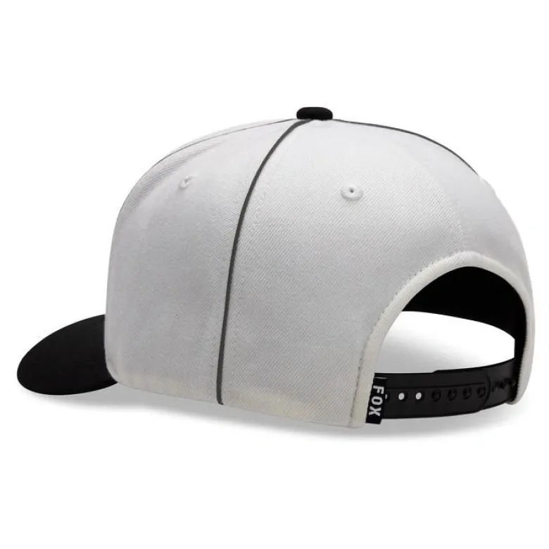 Czapka z daszkiem FOX SNAPBACK WHITE biały