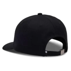 Czapka z daszkiem FOX WORDMARK ADJUSTABLE BLACK/WHITE czarny biały