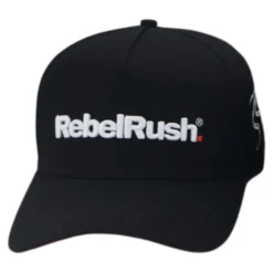 Czapka z daszkiem REBELRUSH BLACK czarny