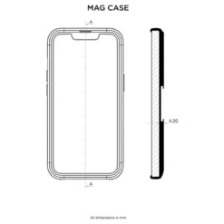 Etui na telefon QUAD LOCK MAG iPhone 15 Pro Max czarny