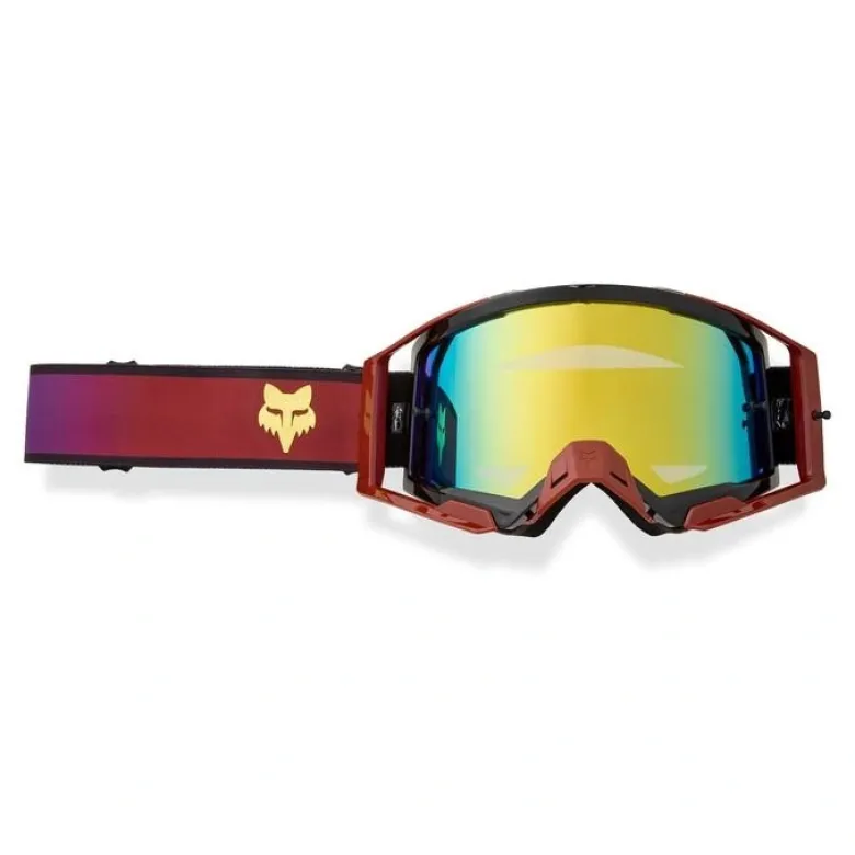 Gogle motocyklowe FOX AIRSPACE SPARK DRIP RUST bordowy