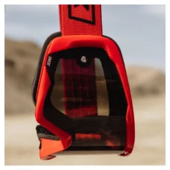Gogle motocyklowe IMX ENDURANCE RACE RED GLOSS/RED SZYBA DARK SMOKE + CLEAR czerwony