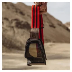 Gogle motocyklowe IMX ENDURANCE RUST BLACK MATT/RED SZYBA DARK SMOKE + CLEAR czarny czerwony
