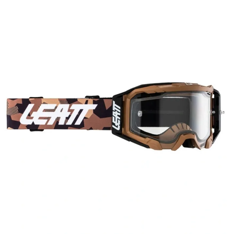 Gogle motocyklowe LEATT VELOCITY 5.5 ENDURO 83 VLT STONE CLEAR brązowy zielony