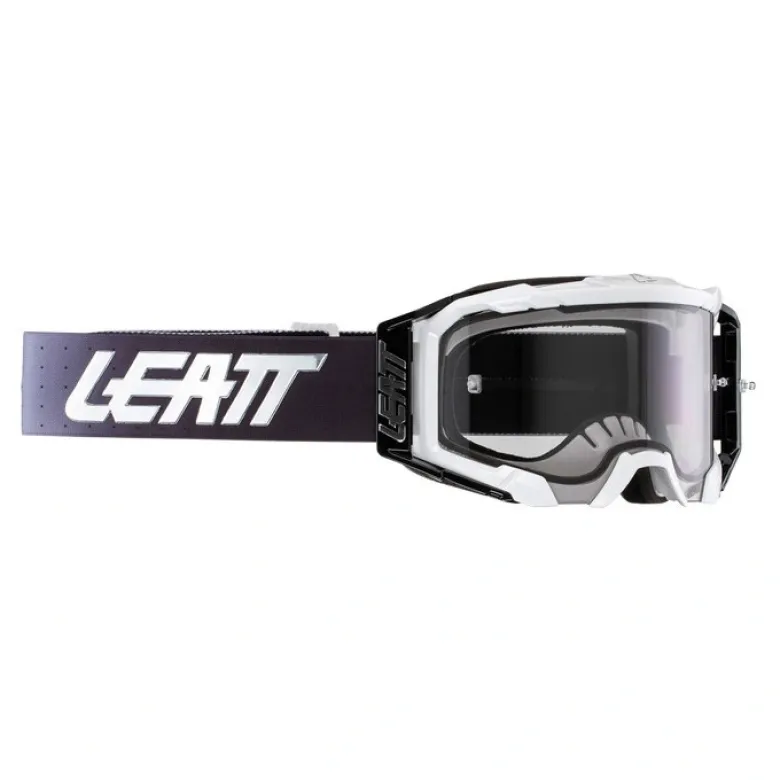 Gogle motocyklowe LEATT VELOCITY 5.5 58 VLT WHITE LIGHT GREY biały