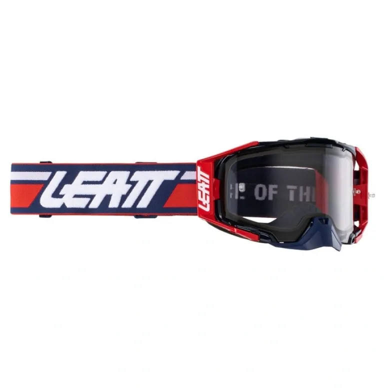 Gogle motocyklowe LEATT VELOCITY 6.5 58 VLT ROYAL LIGHT GREY czerwony granatowy