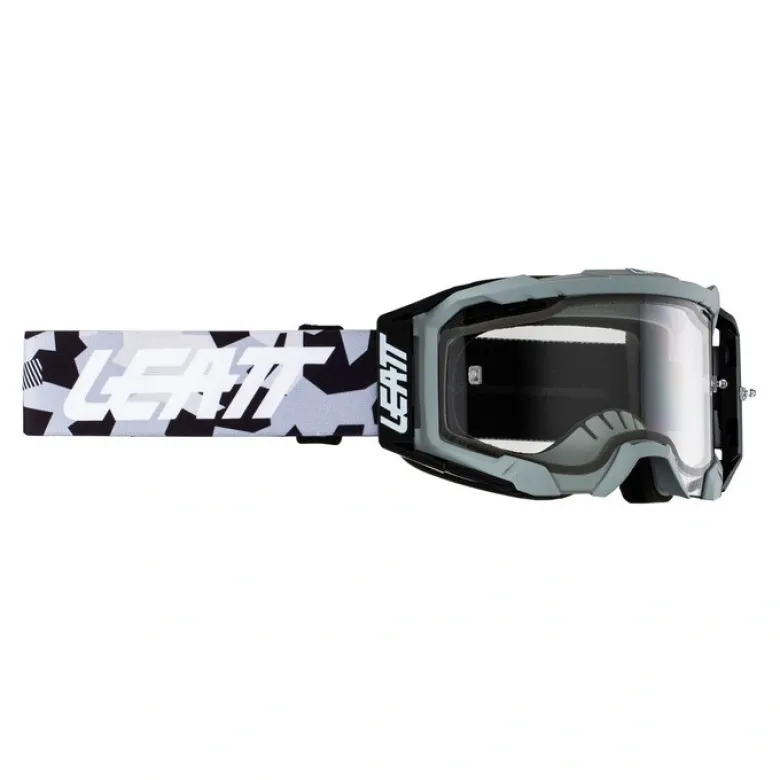 Gogle motocyklowe LEATT VELOCITY 5.5 ENDURO 83 VLT FORGE CLEAR szary
