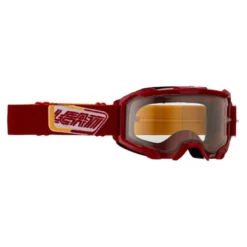 Gogle motocyklowe LEATT VELOCITY 4.5 83 VLT RUBY CLEAR czerwony