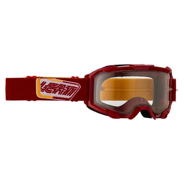 Gogle motocyklowe LEATT VELOCITY 4.5 83 VLT RUBY CLEAR czerwony