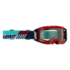 Gogle motocyklowe LEATT VELOCITY 5.5 83 VLT ROYAL CLEAR czerwony niebieski