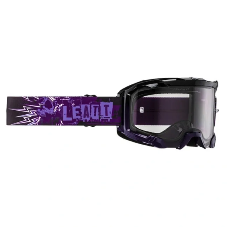 Gogle motocyklowe LEATT VELOCITY 4.5 UV 58 VLT BLACK LIGHT GREY czarny