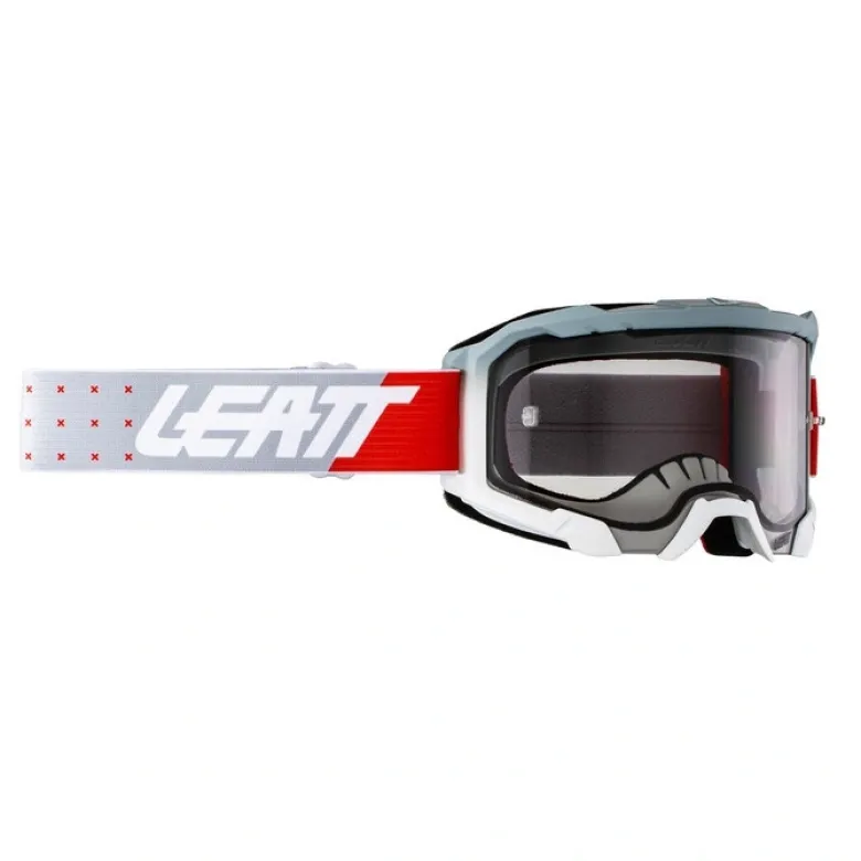 Gogle motocyklowe LEATT VELOCITY 4.5 58 VLT FORGE LIGHT GREY biały szary