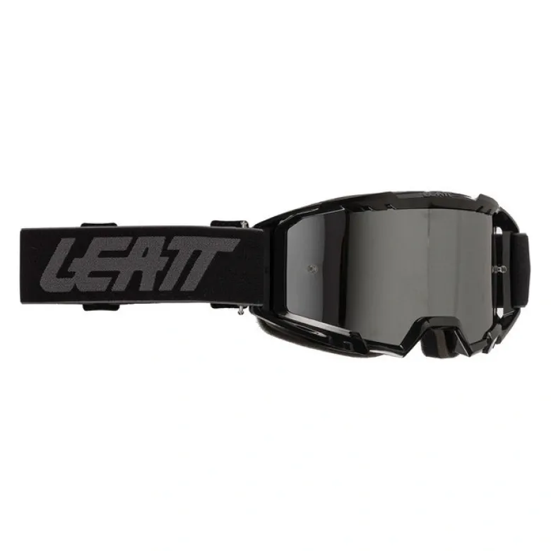 Gogle motocyklowe LEATT VIZION 3.5 IRIZ 35 VLT BLACK SILVER czarny