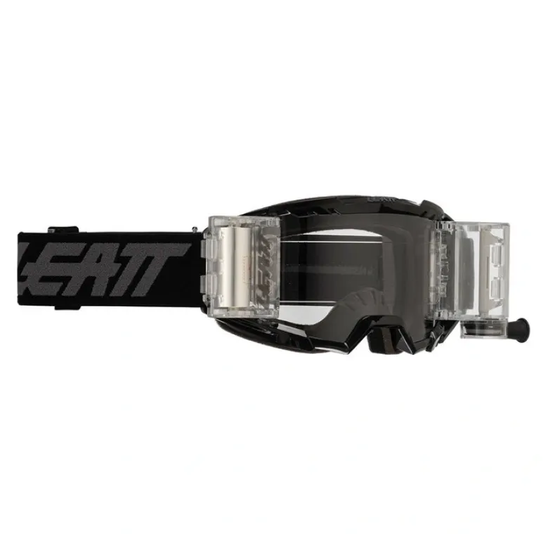 Gogle motocyklowe LEATT VIZION 3.5 ROLL-OFF 90 VLT STEALTH CLEAR czarny