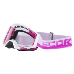 Gogle motocyklowe SCORPION E21 PINK/WHITE różowy biały