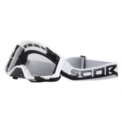 Gogle motocyklowe SCORPION E21 WHITE/BLACK biały czarny