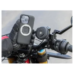 Głowica QUAD LOCK wodoodporna z ładowarką indukcyjną 12-24V (V2) czarny