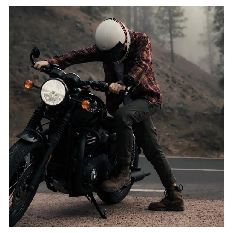 Jeansy motocyklowe BROGER ALASKA II JOGGER FIT CARAMEL beżowy
