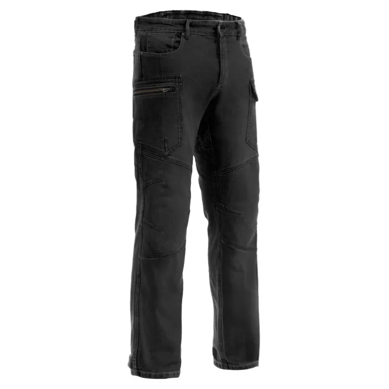 Jeansy motocyklowe BROGER BRONX BLACK czarny