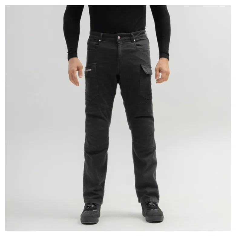 Jeansy motocyklowe BROGER BRONX BLACK czarny