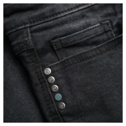 Jeansy motocyklowe BROGER CALIFORNIA WASHED BLACK czarny