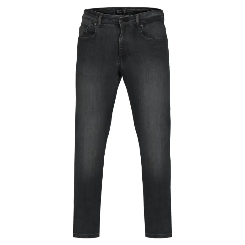 Jeansy motocyklowe BROGER CALIFORNIA WASHED BLACK czarny