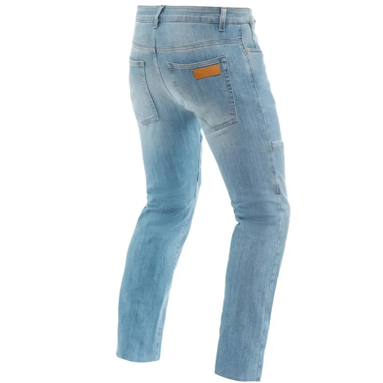 Jeansy motocyklowe DAINESE DENIM STONE SLIM LIGHT BLUE niebieski