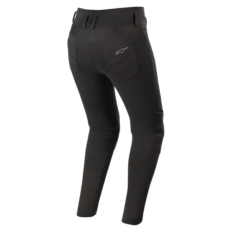Jeansy motocyklowe damskie ALPINESTARS BANSHEE LADY BLACK czarny