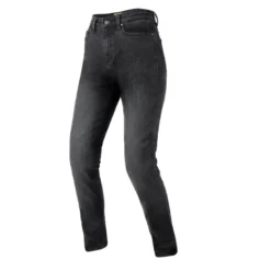 Jeansy motocyklowe damskie BROGER FLORIDA II LADY SLIM FIT WASHED BLACK czarny