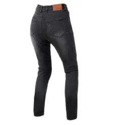 Jeansy motocyklowe damskie BROGER FLORIDA II LADY SLIM FIT WASHED BLACK czarny