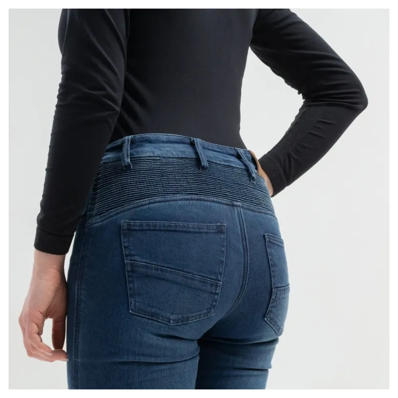 Jeansy motocyklowe damskie BROGER AURA LADY BLUE niebieski