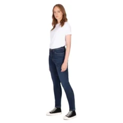 Jeansy motocyklowe damskie KNOX COLTON LADY STONE WASH INDIGO granatowy