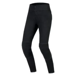 Jeansy motocyklowe damskie OZONE CHICA LADY BLACK czarny