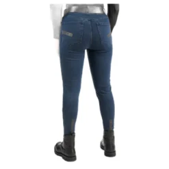 Jeansy motocyklowe damskie PANDO MOTO KUSARI COR BLUE niebieski