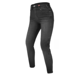Jeansy motocyklowe damskie REBELHORN CLASSIC III LADY SLIM FIT WASHED BLACK czarny