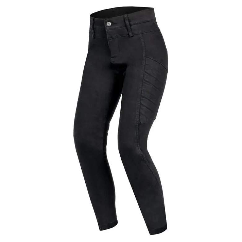 Jeansy motocyklowe damskie REBELHORN ASH LADY BLACK czarny