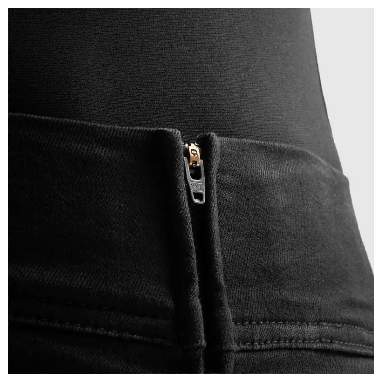 Jeansy motocyklowe damskie REBELHORN CHICA BLACK czarny