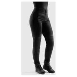 Jeansy motocyklowe damskie REBELHORN CHICA BLACK czarny