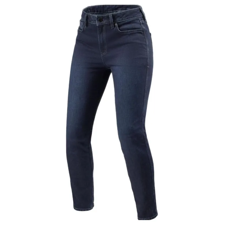 Jeansy motocyklowe damskie REVIT MARZIA MEDIUM BLUE STONE niebieski