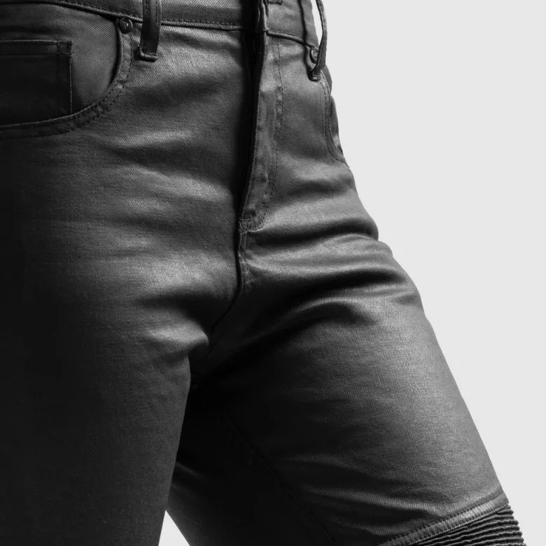 Jeansy motocyklowe damskie REBELHORN ROXY BLACK czarny