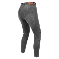 Jeansy motocyklowe damskie REBELHORN CLASSIC III LADY SLIM FIT WASHED GREY szary