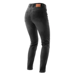 Jeansy motocyklowe damskie REBELHORN BRONCO MONOLAYER LADY WASHED BLACK czarny